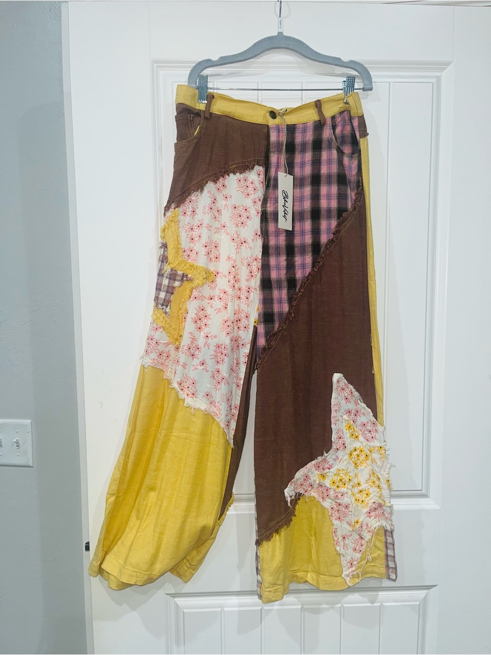 Boho Patchwork Pants NWT